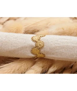 Bijoux>La boutique de Lilie BAGUE FABIOLA Dore
