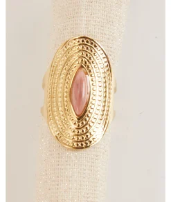 Bijoux>La boutique de Lilie BAGUE INDRA Rose