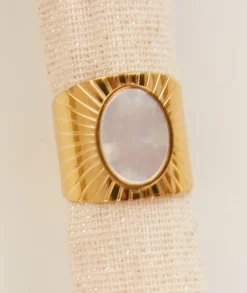 Bijoux>La boutique de Lilie BAGUE MAUDE Blanc