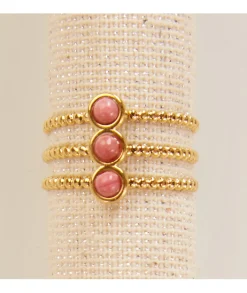 Bijoux>La boutique de Lilie BAGUE OPHELIE Rose