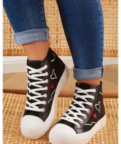 Baskets>La boutique de Lilie BASKET ISABELLE - Noir
