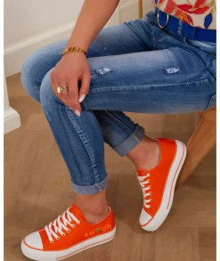 Baskets>La boutique de Lilie BASKET KAREN Orange