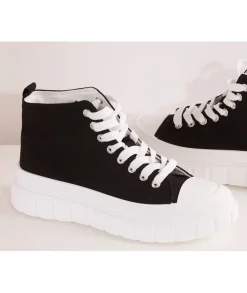 Baskets>La boutique de Lilie BASKET MONTANTE LISANDRA Noir