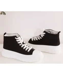 Baskets>La boutique de Lilie BASKET MONTANTE LISANDRA Noir