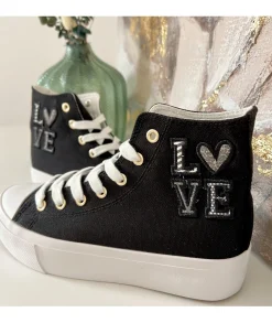 Baskets>La boutique de Lilie BASKETS CASSIE Noir