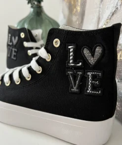 Baskets>La boutique de Lilie BASKETS CASSIE Noir