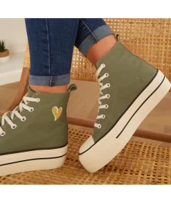 Baskets>La boutique de Lilie BASKETS CERISE Kaki