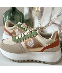 Baskets>La boutique de Lilie BASKETS ETIENNE Beige