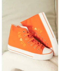 Baskets>La boutique de Lilie BASKETS GISELE Orange