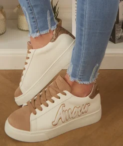 Baskets>La boutique de Lilie BASKETS IGNAZIA Camel