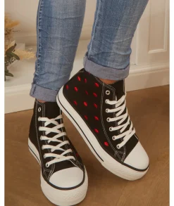 Baskets>La boutique de Lilie BASKETS LUCIANA Noir