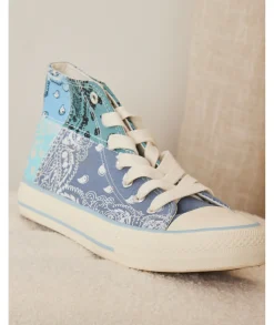 Baskets>La boutique de Lilie BASKETS MONTANTE WENDY Bleu