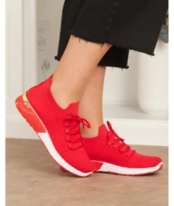 Baskets>La boutique de Lilie BASKETS RABYA Rouge