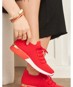 Baskets>La boutique de Lilie BASKETS RABYA Rouge