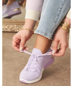 Baskets>La boutique de Lilie BASKETS RABYA Lilas
