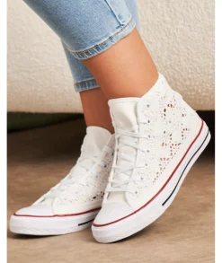 Baskets>La boutique de Lilie BASKETS RUBYA MONTANTE Blanc