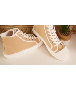 Baskets>La boutique de Lilie BASKETS TAHIRA MONTANTES Beige