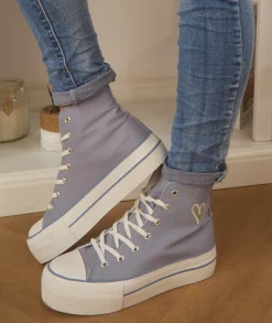 Baskets>La boutique de Lilie BASKETS VENUS Bleuciel