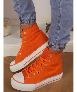 Baskets>La boutique de Lilie BASKETS VICKY Orange
