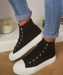 Baskets>La boutique de Lilie BASKETS VICKY Noir