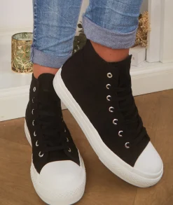 Baskets>La boutique de Lilie BASKETS VICKY Noir