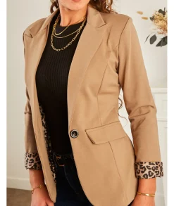 Vestes>La boutique de Lilie BLAZER CAROLINA Taupe
