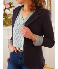 Vestes>La boutique de Lilie BLAZER DELIA Marine
