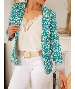 Vestes>La boutique de Lilie BLAZER FLORANNE Vert