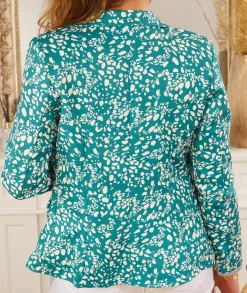 Vestes>La boutique de Lilie BLAZER FLORANNE Vert
