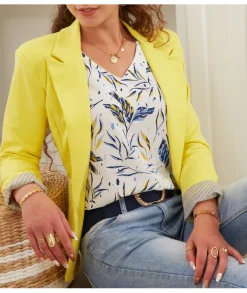 Vestes>La boutique de Lilie BLAZER FRANCINE Jaune