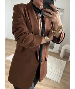 Vestes>La boutique de Lilie BLAZER JULES Marron