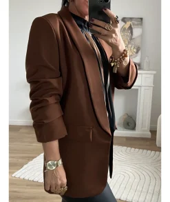 Vestes>La boutique de Lilie BLAZER JULES Marron