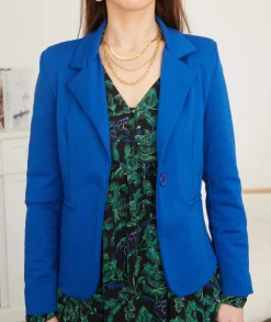 Vestes>La boutique de Lilie BLAZER MIRTA Bleuelectrique