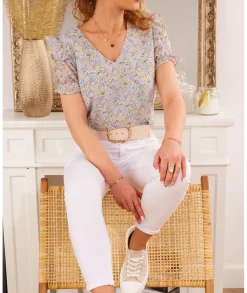 Tops / Blouses>La boutique de Lilie BLOUSE AELYS Lilas