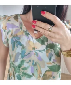 Tops / Blouses>La boutique de Lilie BLOUSE CAMERON Vert