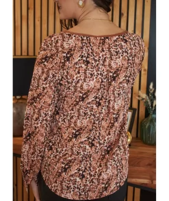 Tops / Blouses>La boutique de Lilie BLOUSE DORIA Beige