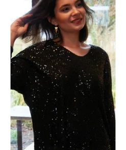 Tops / Blouses>La boutique de Lilie BLOUSE ELSA Noir