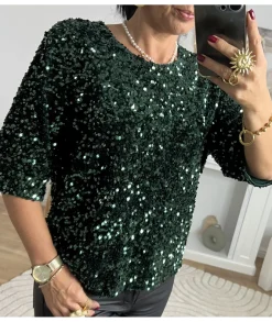 Tops / Blouses>La boutique de Lilie BLOUSE FRANCOIS Vert