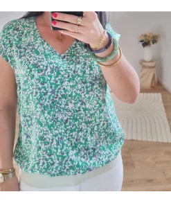 Tops / Blouses>La boutique de Lilie BLOUSE GAELLA Bleu