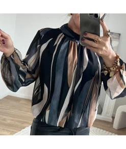 Tops / Blouses>La boutique de Lilie BLOUSE GISELE Noir