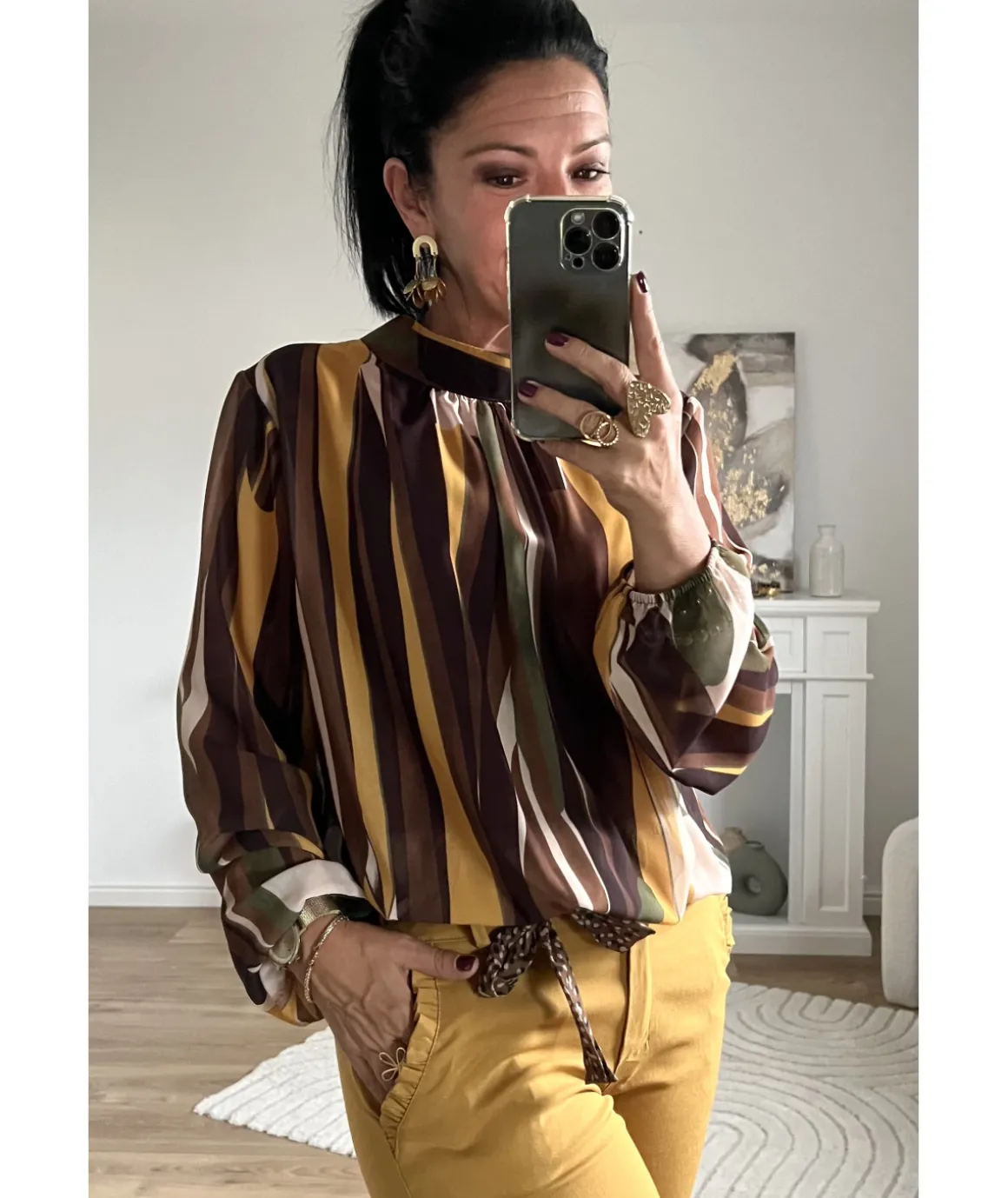 Tops / Blouses>La boutique de Lilie BLOUSE GISELE Jaune
