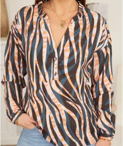 Tops / Blouses>La boutique de Lilie BLOUSE GLORIA Noir