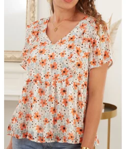 Tops / Blouses>La boutique de Lilie BLOUSE IRIS Blanc