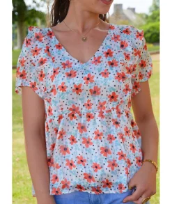 Tops / Blouses>La boutique de Lilie BLOUSE IRIS Blanc