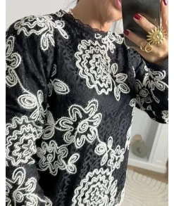 Tops / Blouses>La boutique de Lilie BLOUSE ISADORA Noir
