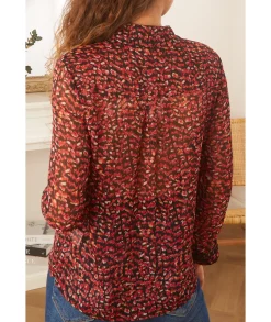 Tops / Blouses>La boutique de Lilie BLOUSE JESSY Rouge