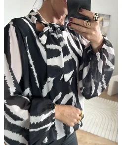 Tops / Blouses>La boutique de Lilie BLOUSE JOCTAVIA Noir