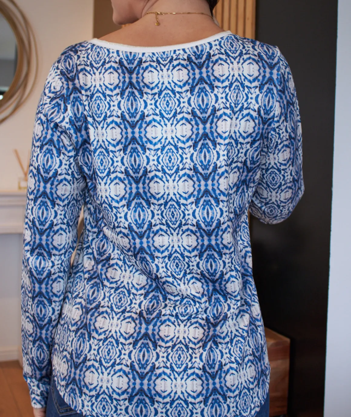 Tops / Blouses>La boutique de Lilie BLOUSE JULIETTE Bleu