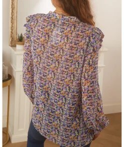 Tops / Blouses>La boutique de Lilie BLOUSE LISSANDRA Lilas