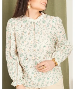 Tops / Blouses>La boutique de Lilie BLOUSE LUCIANA Blanc